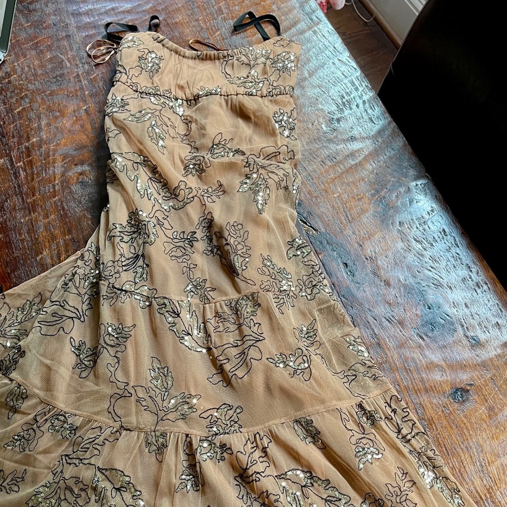 Nwt Anthropologie tulle midi/maxi dress
